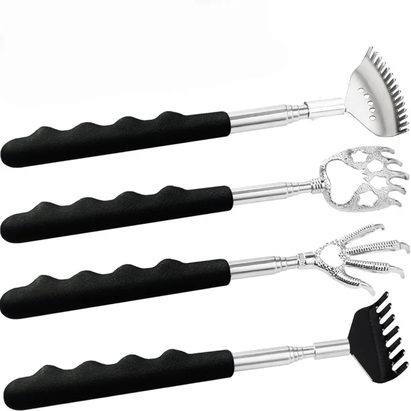 Stainless Steel Telescopic Back Scratcher Retractable Massager Tool for Itch Relief Body Relaxation Self Massage Tool