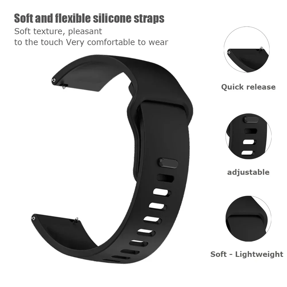 22mm Silicone Sport Band Wristband