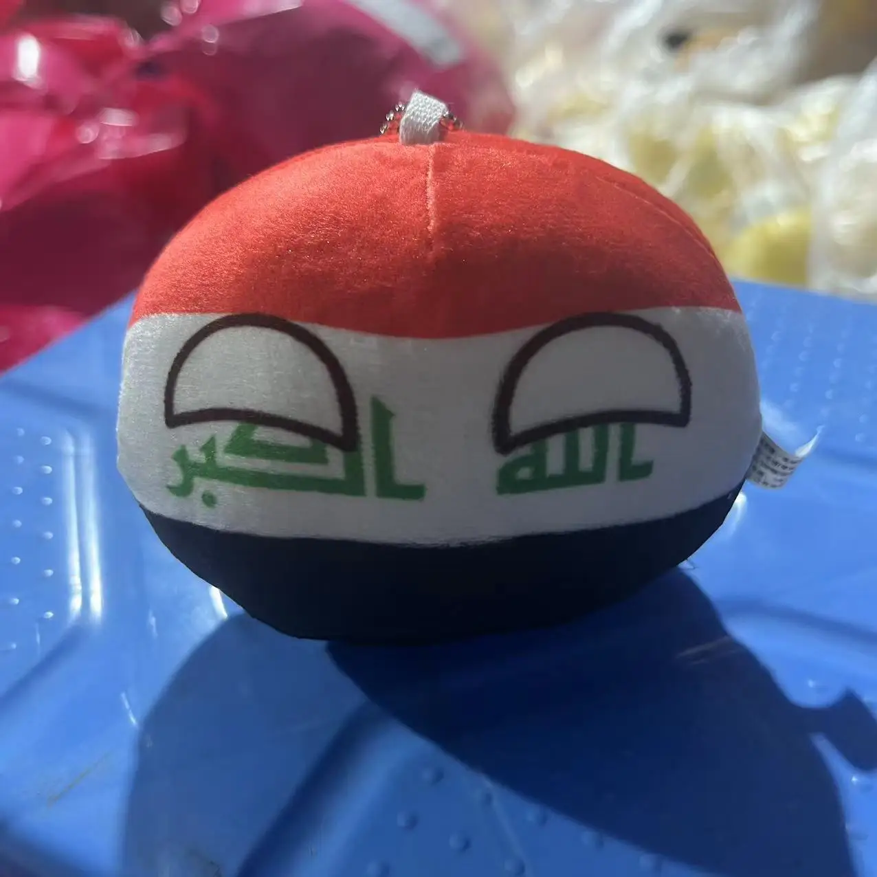 Pendentif en forme de boule de Polandball pour enfant, jouet en peluche, style pays, Ik10 cm, 70 styles, cadeau de Noël