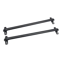NEW 2PCS Universal Car Roof Rack Aluminum Car Roof Rack Cross Bars w/Anti-Theft Lock Adjustable Window Frame for 4or5 Door Cars 3