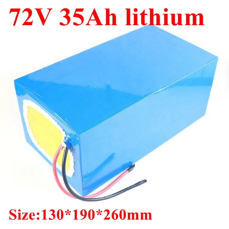 

72v 35Ah lithium ion battery li ion battery BMS 20S for bike 3000w 5000w motor Vehicle tricycle scooters Go Cart 10A charger