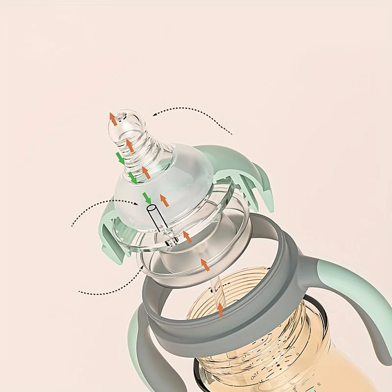 Durable Baby Bottle with Handle 4