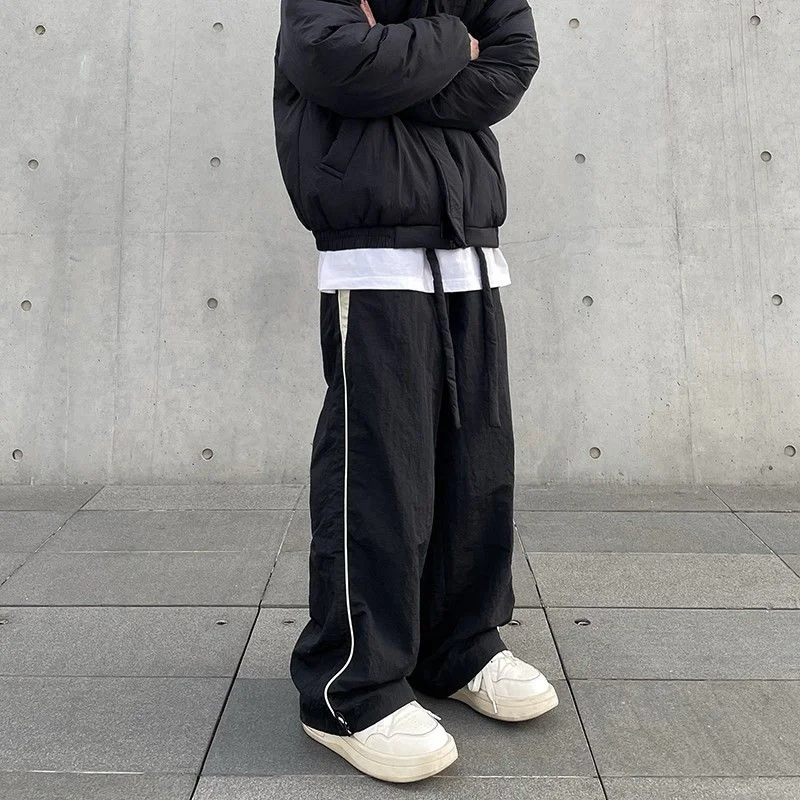 

Harajuku Pants Casual Chic Men Streetwear Korean Cargo Parachute Tech Pants for Women Sweatpants Wide Leg Joggers Trousers
