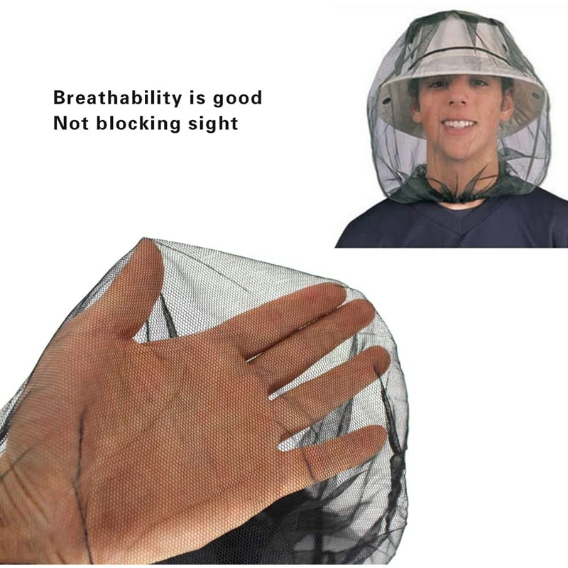 Bee Breeding Anti Bee Hat Mosquito Net Hat Outdoor Camping Anti-mosquito Net Cap Field Fishing Cap Mosquito-proof
