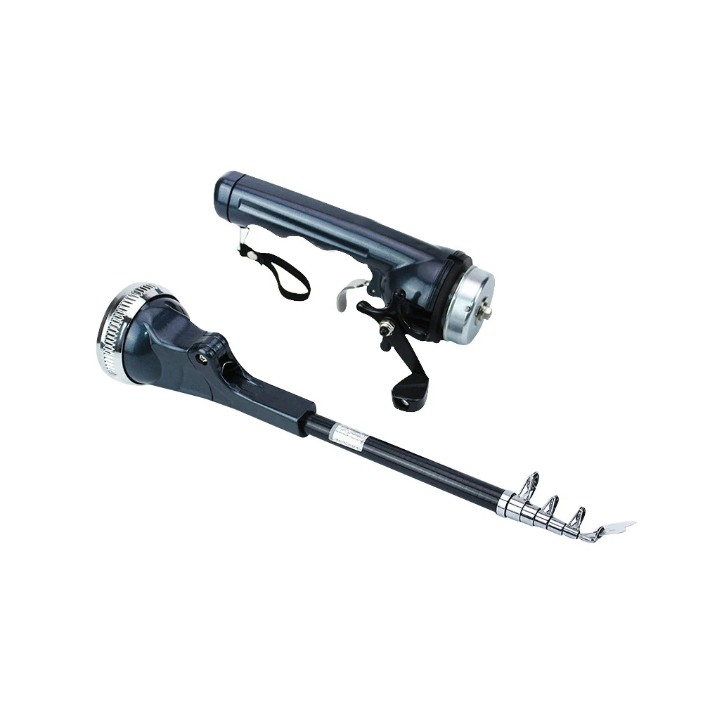 FishingRodTelescopicLinePoleReelCollapsiblePortableResinEpoxy