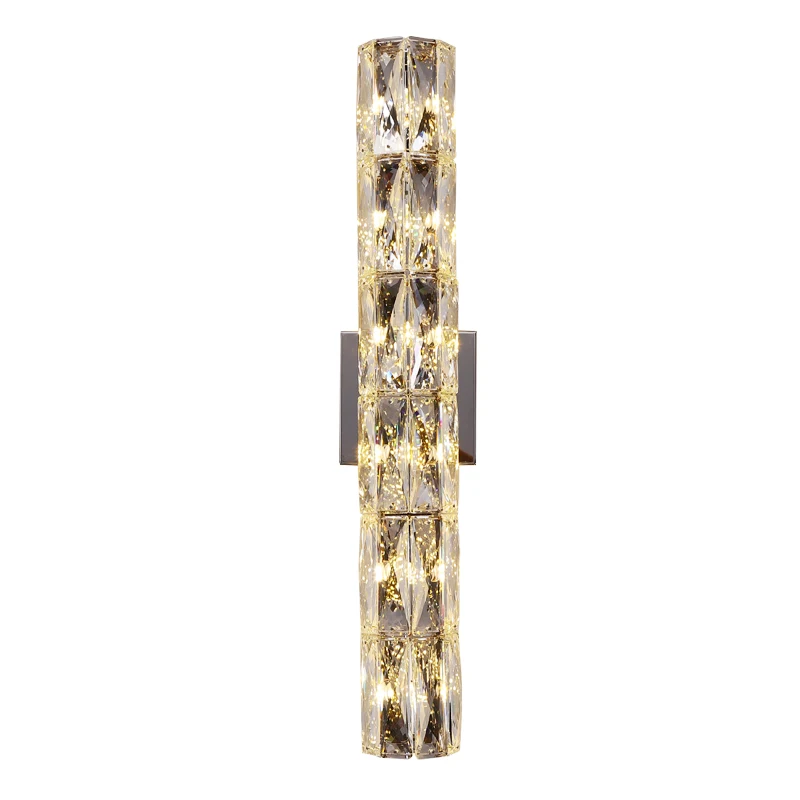 Wall Lamp Wall Sconces Light LED Wall Lamp Living room bedroom bedside long wall lamp background wall villa light luxury high-end crystal light