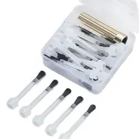 60pcs Round Tip Varnish Brush Head Disposable Nail Polish Bottle Brushes Replacement Manicure Painting Brush Tools Kit 1