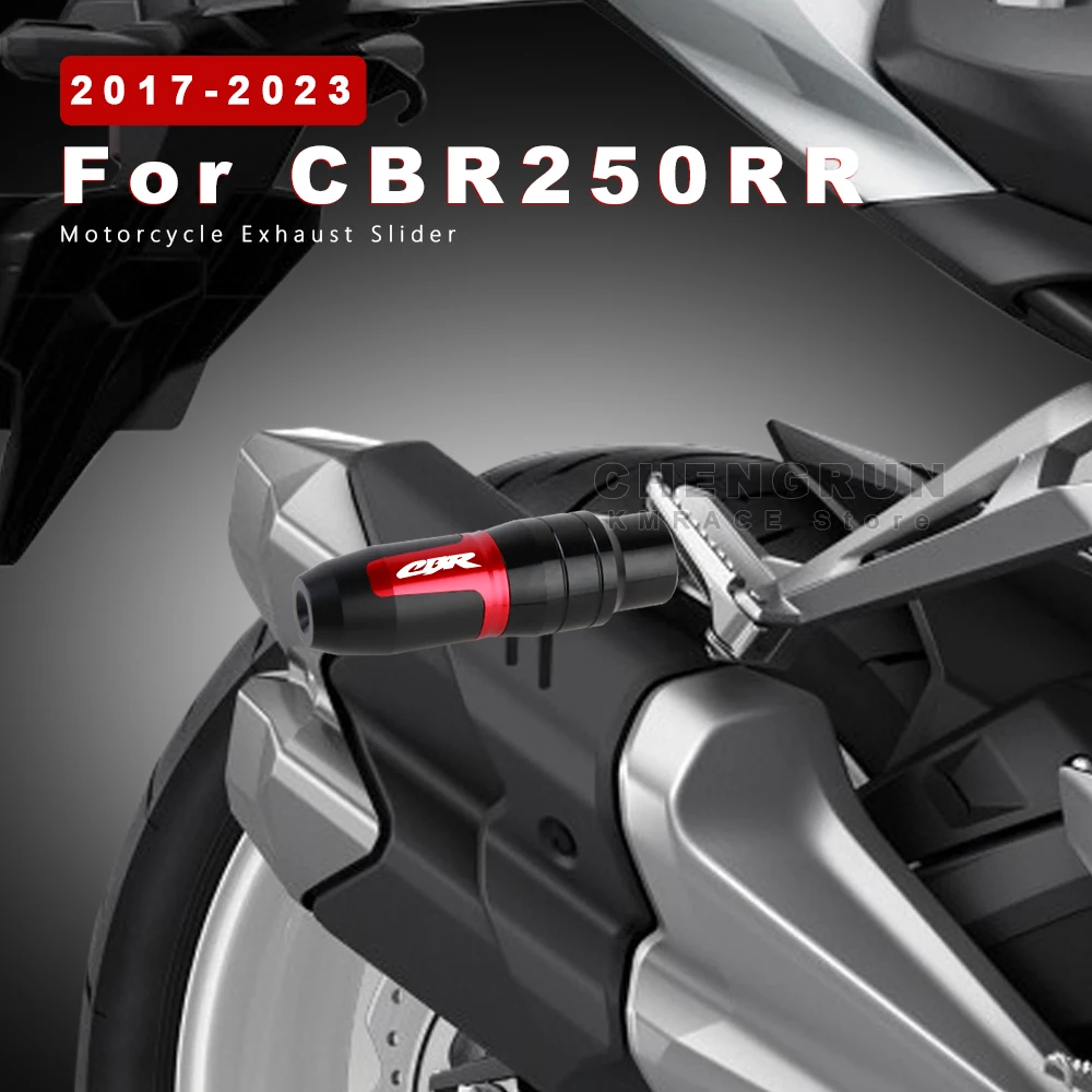 

Алюминиевая защита от падения CBR250RR для Honda CBR 250RR 250 RR аксессуары 2017-2023 защита от ударов выхлопных газов для мотоцикла
