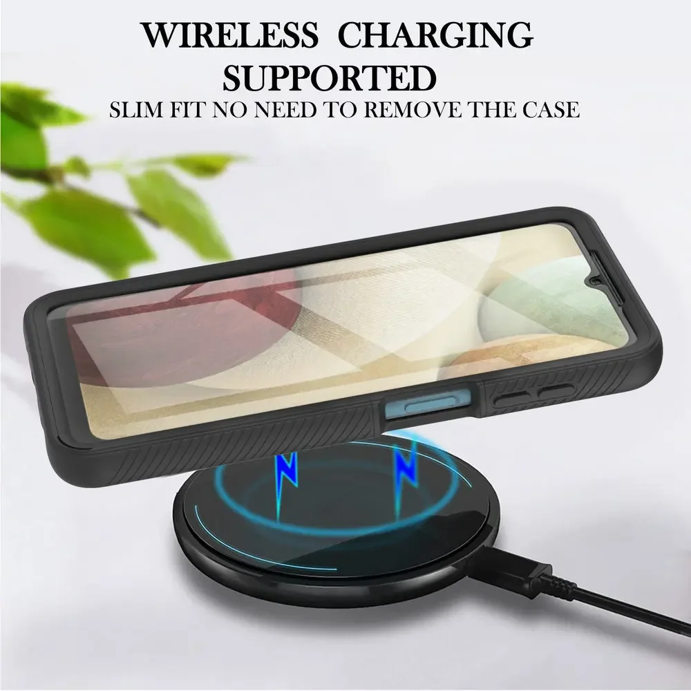 Crystal Clear 360° Protective Bumper Armor Case with Front Film - Shockproof Phone Shell
