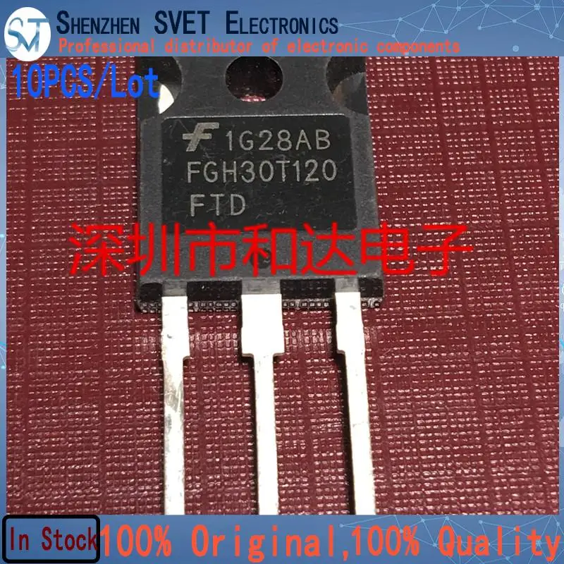 

10 шт./лот FGH30T120FTD TO-247 новые и импортные оригинальные 100% яркие Фотообои