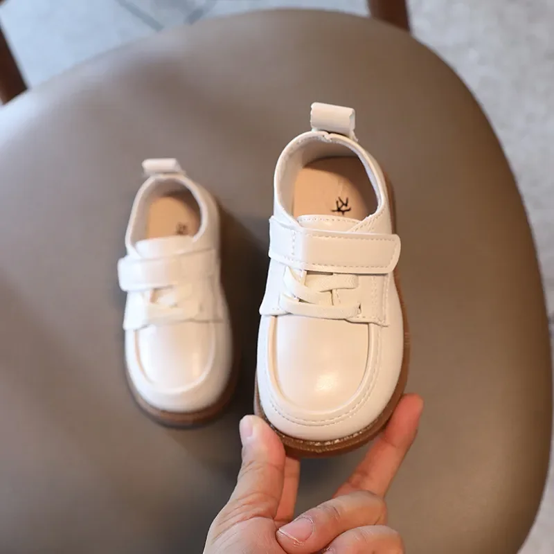 

Children Leather Shoes Boys Girls Casual Loafers Boys Sneakers Girls Flats Simple Fashion Soft Sole Spring Autumn Baby Footwear