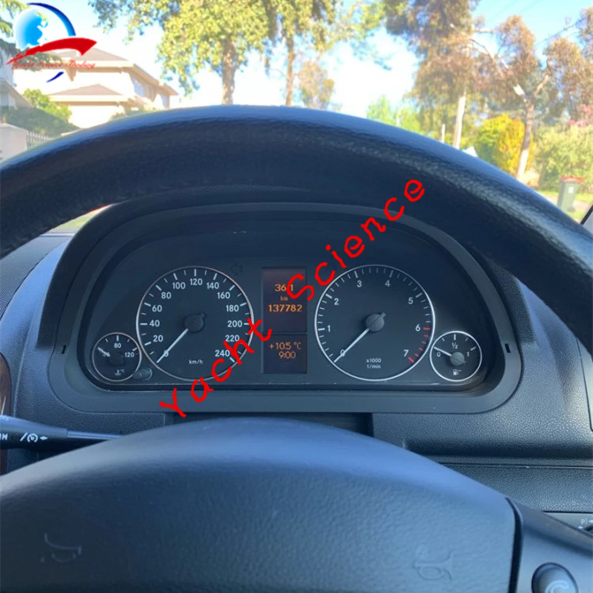 계기판 LCD 디스플레이 화면 속도계 계기판, 메르세데스 벤츠 A B 클래스 W169 W245, 7V A1695400448 0263643242
