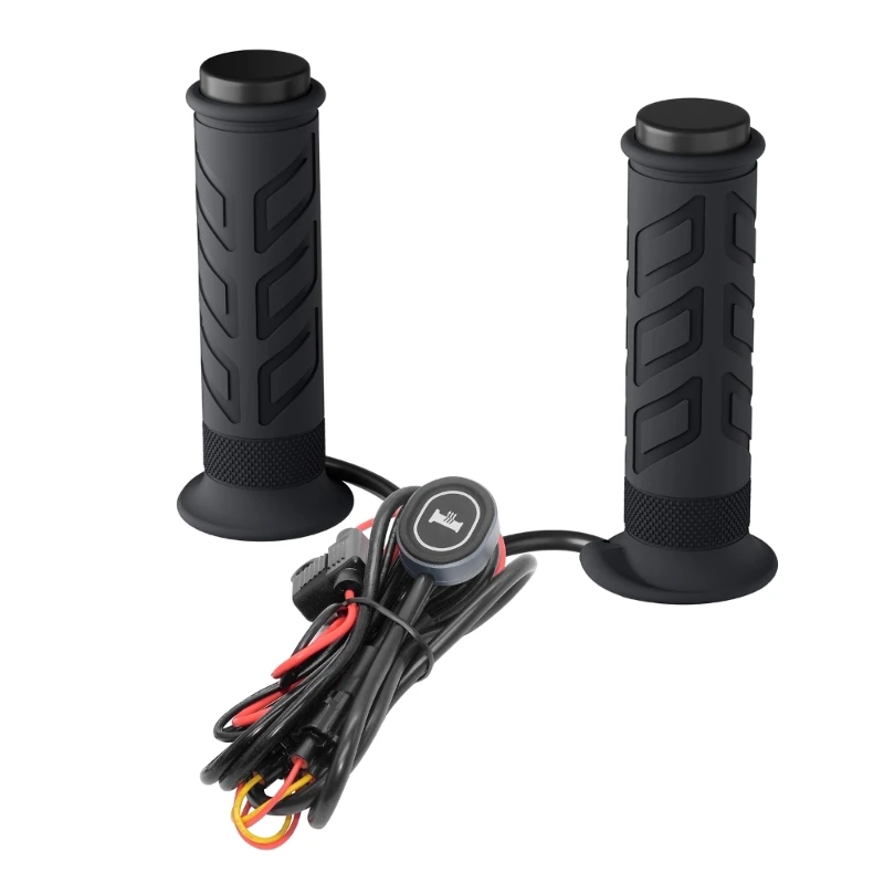 Electric Hand Warmer Grips Motorcycle Heated Hand Grips Simple Install for Bikes