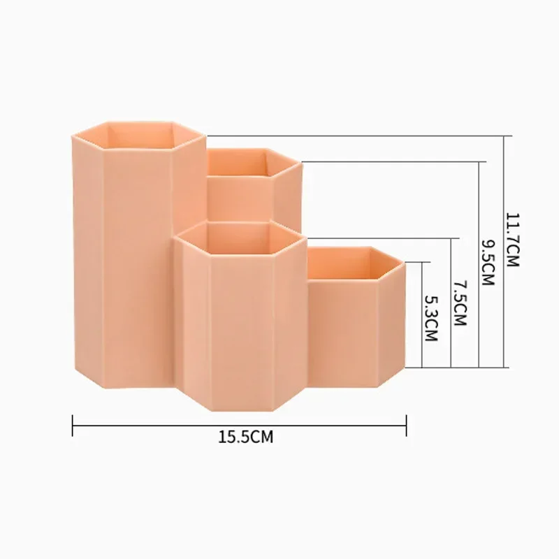 Desk Pen Holder Large Capacity Pencil Storage Box School Office Stationery Pens Storage Brush Stand Storage Box 5