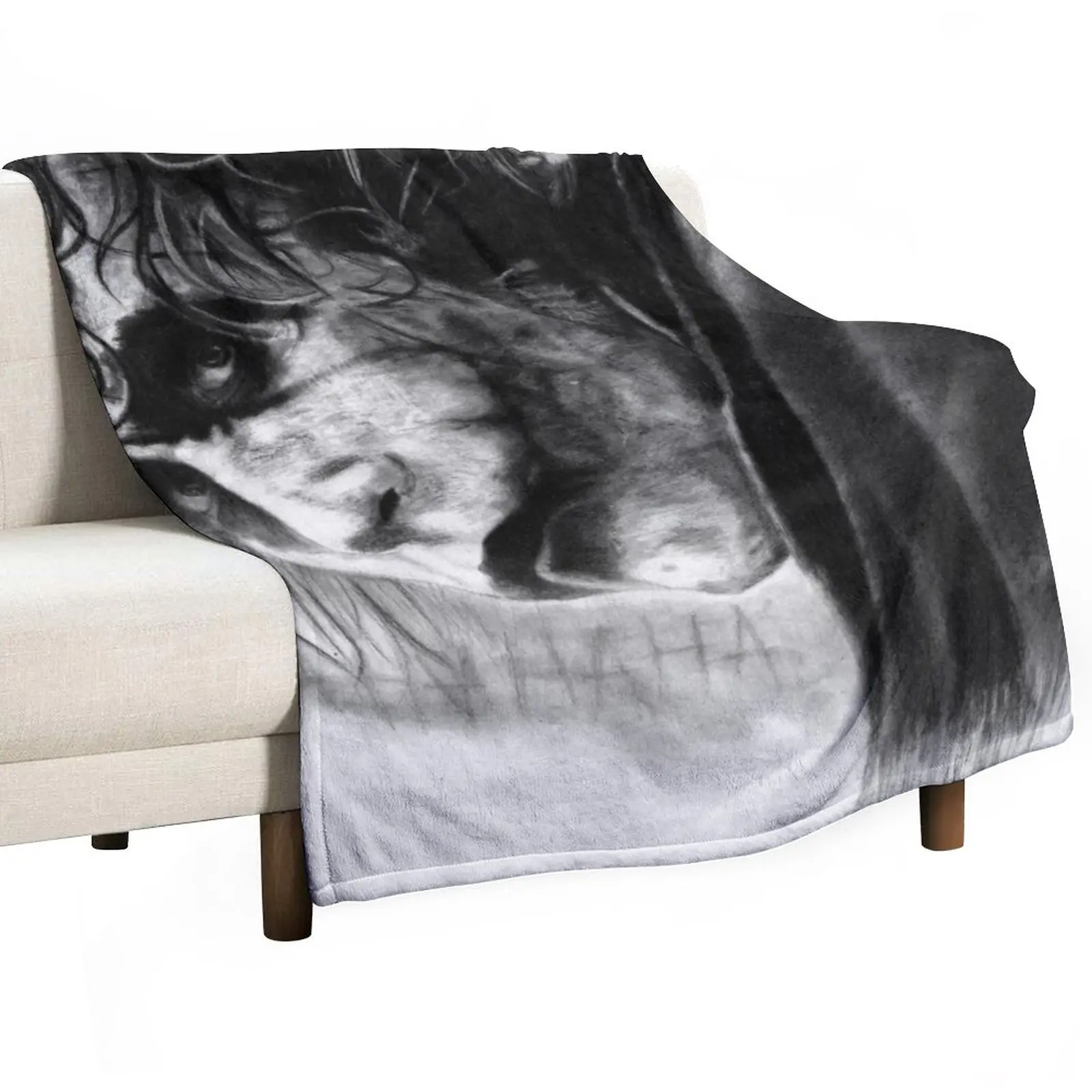 

Heath Ledger Throw Blanket Soft Plaid Fashion Sofa Blankets
