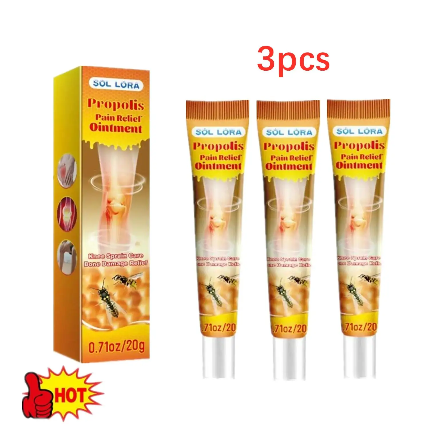 

3pcs 20g Beevenom New Zealand Bee Professional Treatment Gel, Bee Cream, New Zealand Bee Wholesale Dropshipping