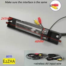 

EzZHA HD 4 8 12 led light Backup Rear for Toyota Yaris 2006 2007 2008 2009 2010 2011 2012 HD Night Vision Rear View Camera