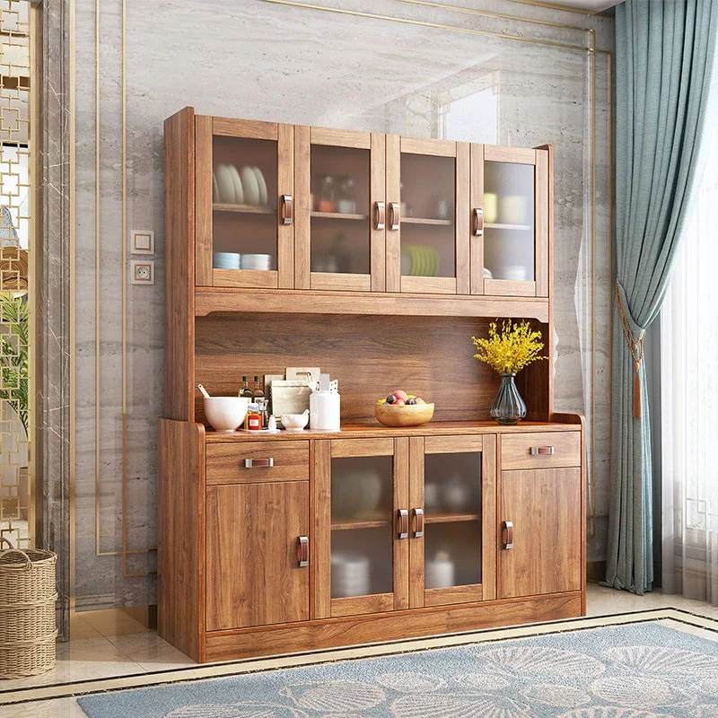 

Chinese Style Sideboard Wine Cabinet Living Room Cupboard Burlywood Equipment Sideboard American Tea Cabinet