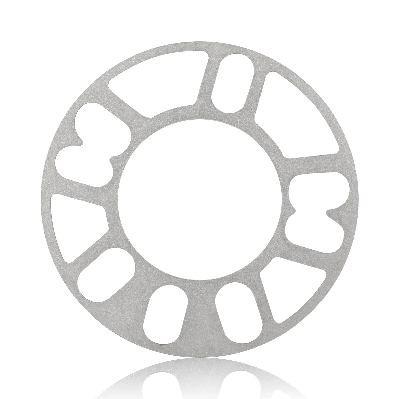 4PCS Universal 10mm Wheel Spacer Shims – Rim Hub Plate Adaptors for 4/5 Lug Vehicles | Fits 4x100, 4x114.3, 5x100, 5x112, 5x114.3 6