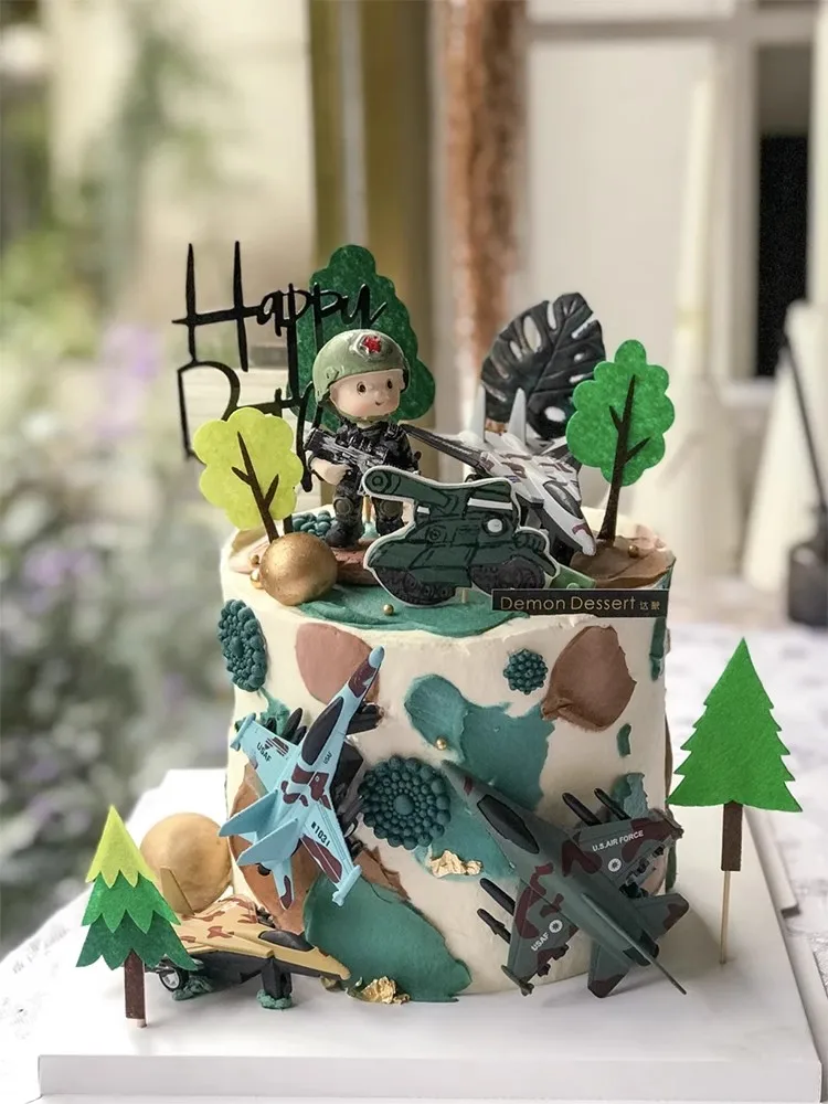 toy soldier cake