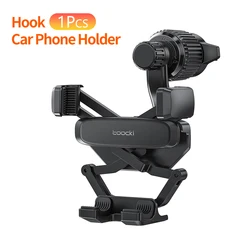 Universal Auto - Locking Car Phone Holder with 360° Rotation (1PCS Car Mount)