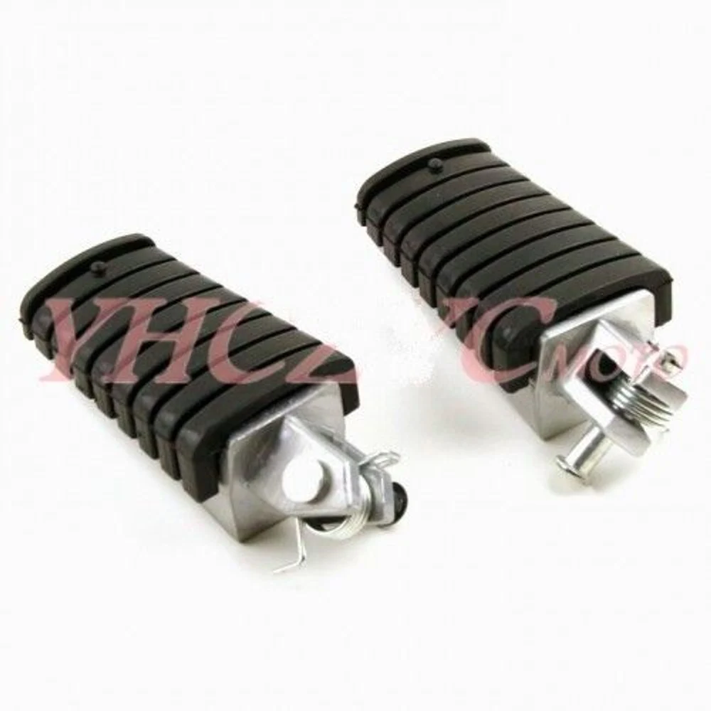 Pedane Poggiapiedi Anteriore Per Yamaha Virago Xv125 97-00 Xv250 88-13 Xv400 91-94 Xv1100 88-98 Xv500 83-88 Xv535 88-01 Xv750 84-98