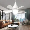 2-in-1 Three-speed Mode LED Fan Light LED Lamp Bead E27 Screw Fan Light Remote Control Wall Control Bedroom Light Fan Ceiling 2