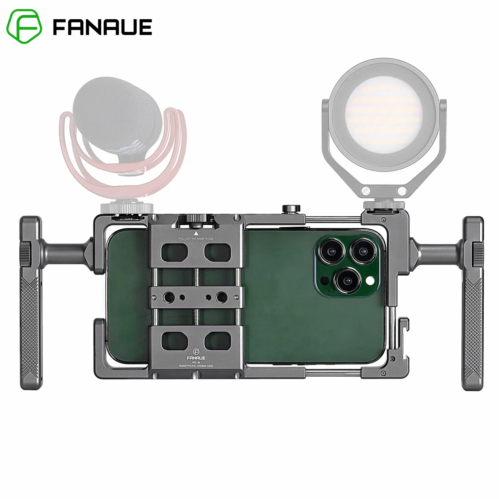 FANAUE Mobile Smartphone Video Rig Gimbal Hand Stabilizer For Cell Phone Cage Film and Television Shooting Cradle Small camera holder camera gimbal stabilizer