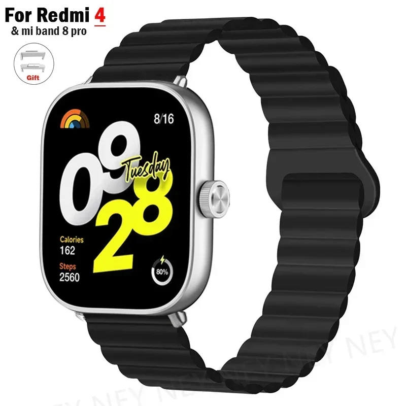 Magnetic Silicone Loop Watchbands - Sport Wristband Bracelet Accessories