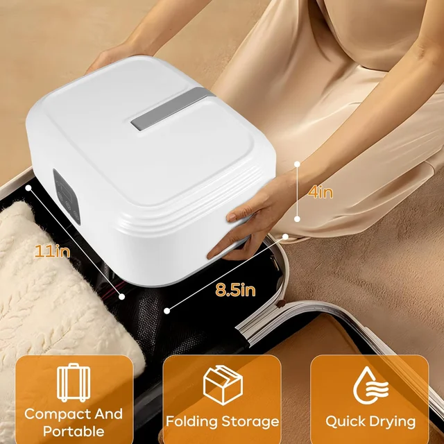 Portable Clothes Dryer-Upgraded  Cycle Drying-Portable Dryers For Flats, Caravans, Travelling, Homes-Small,   Dryer For Light Cl 4