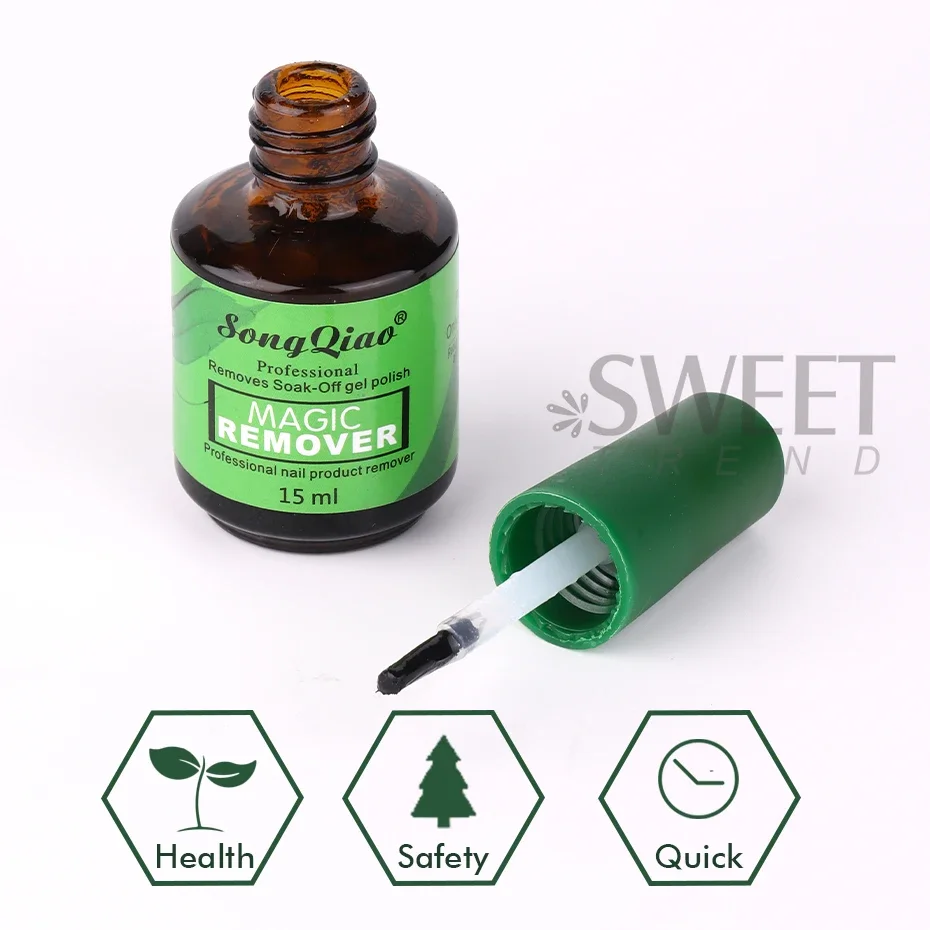 15ml Magic Burst Remover Nail Gel Soak Off Quickly Cleanser Lacquer Polish Degreaser Liquid Professional Easily Manicure Tools 4