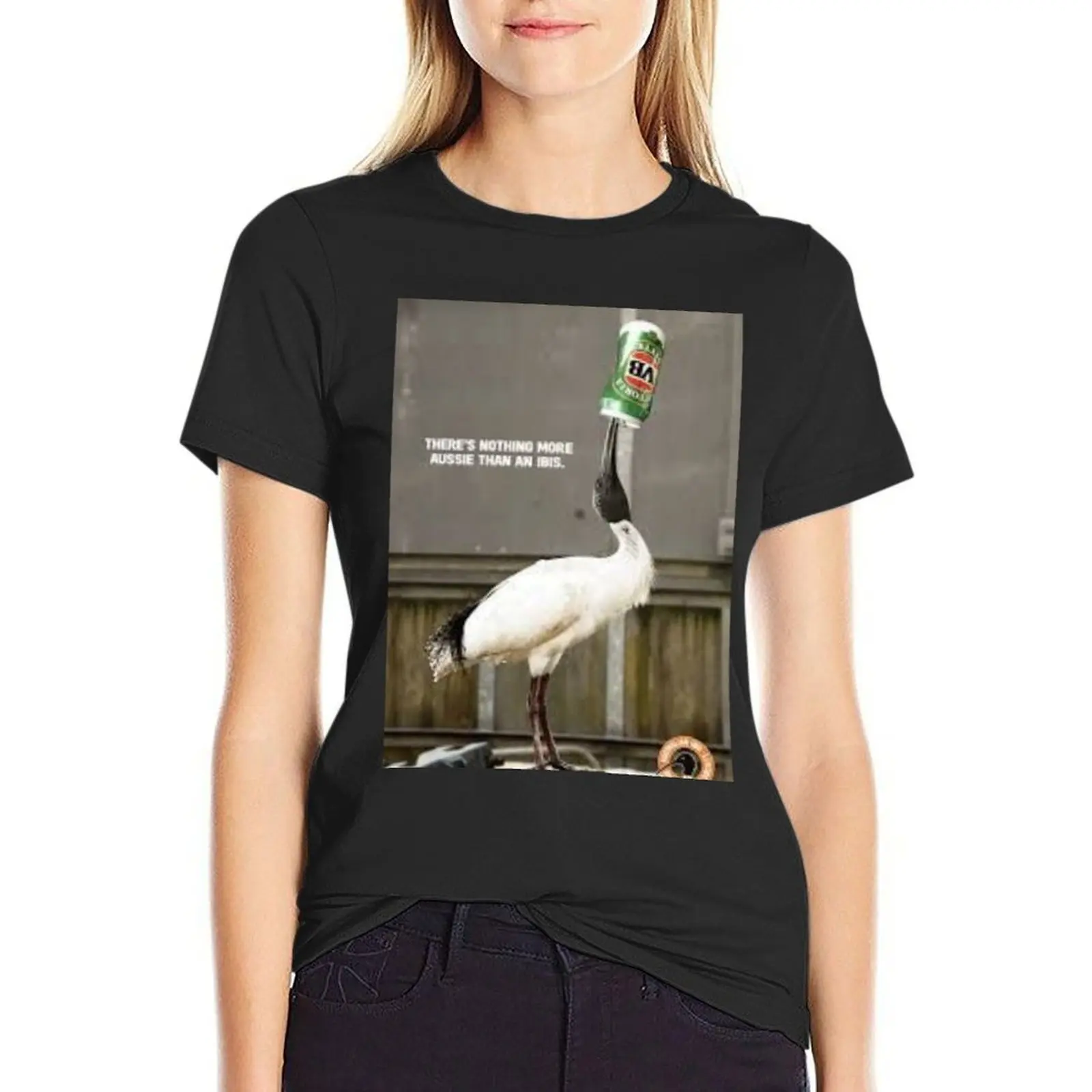 

Aussie Bin Chicken T-Shirt funnys summer tops anime customizeds t-shirt dress for Women plus size