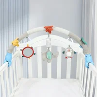 Baby Infant Newborn Crib Bell Rattles Toys 0-12 Months 0-1 Year Old Babies Toddler Stuff Car Seat bedbell Pendant Trolley Toys 1