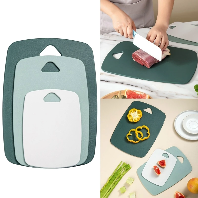 

3 PCS Versatile Cutting Board Set Convenient Storage Cutting Board Chopping Board Suitable for Home and Outdoor Use