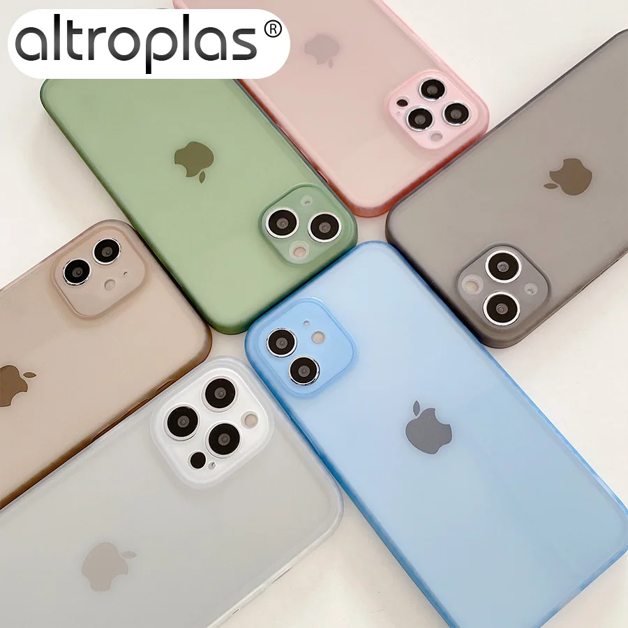 Phone case Ultra Thin Matte Case For iPhone 12 13 Mini 11 Pro Xs Max X XR SE 2020 7 8Plus Transparent Slim Hard Cover Soft Shell |
