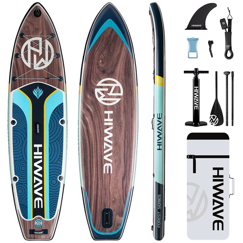 HIWAVE Waterproof Inflatable Paddle Sup Board Adult Standing Style