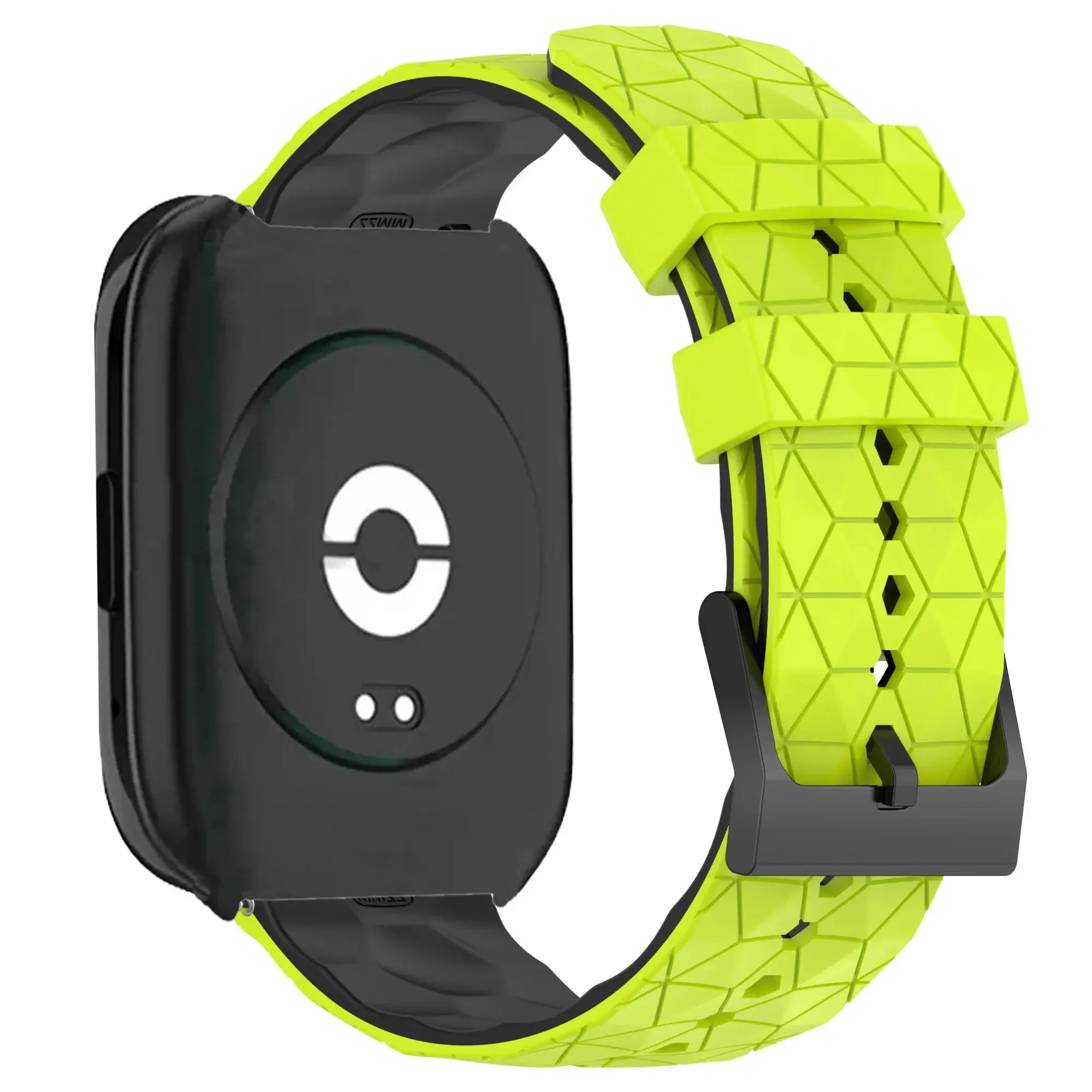 Silicone Sports Band with Soccer Print for Smartwatch Replacement Strap