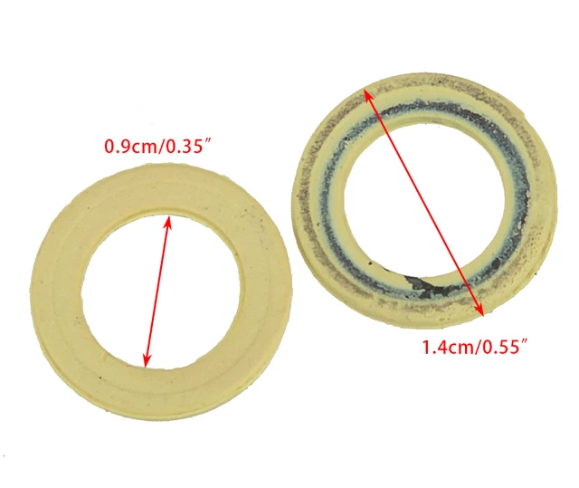 12 Guarnizioni Tappo Scarico Per Mercury Marine/Mercruiser - Gomma E Ferro | Ricambio Affidabile - Foto 11