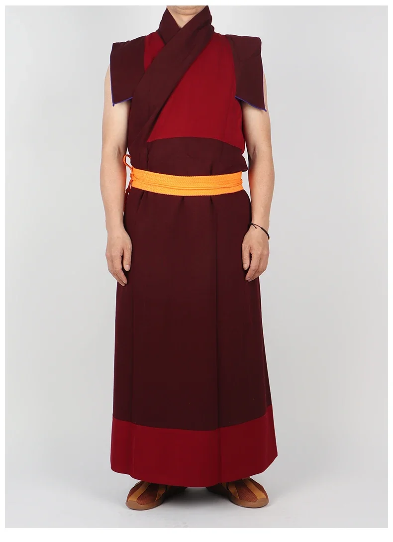 Lama clothing Spring and Autumn Dongga Tibetan monk clothing coat Lay long vest one piece