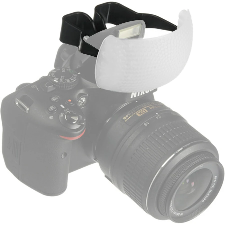 Flash Diffuser Pop-Up Soft Cover Dome for Canon Nikon Pentax DSLR
