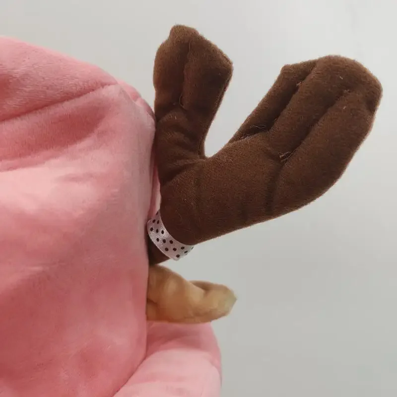 One Piece Tony Tony Chopper Pink Plush Deer Horn Hat Cosplay Props