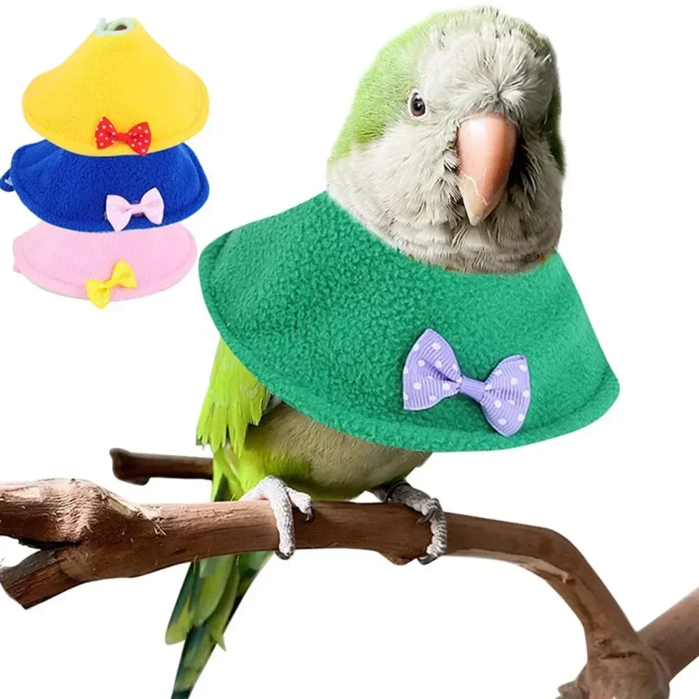 Bird Anti Bite Collar Parrot Neck Sleeve Elizabethan Circle Bird Recovery Collar Pad Neck Full Body Coverage bañera agaporni