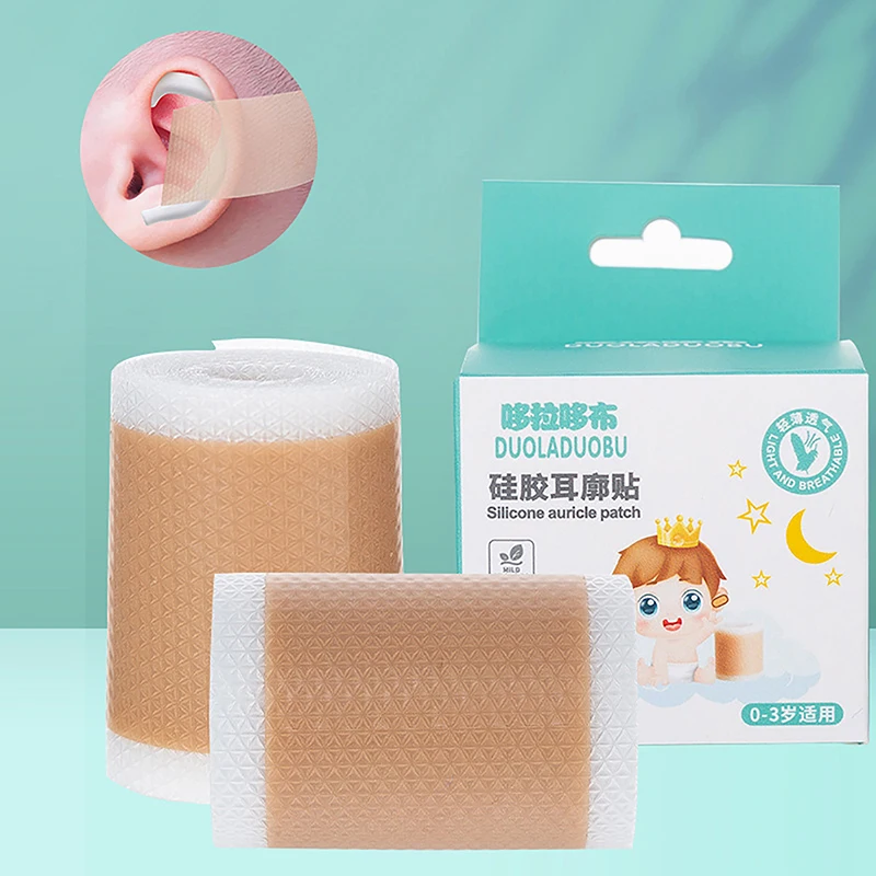 Corrector de orejas de silicona para bebé, parche adhesivo para el cuidado  de las orejas, 4x50cm, 1 rollo - AliExpress