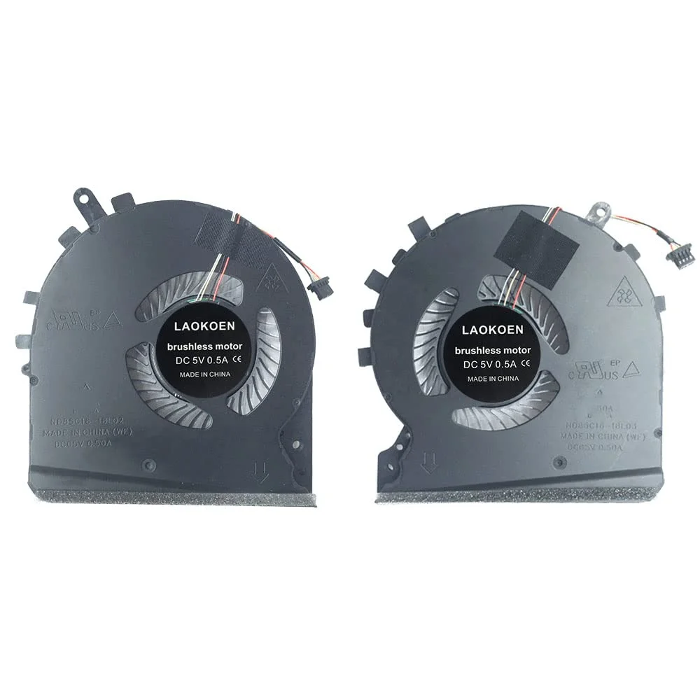 Ventola Di Raffreddamento Sostitutiva Cpu + Gpu Per Laptop Hp Pavilion Gaming Serie 15-Dk Tpn-C141 Muslimatexlimax