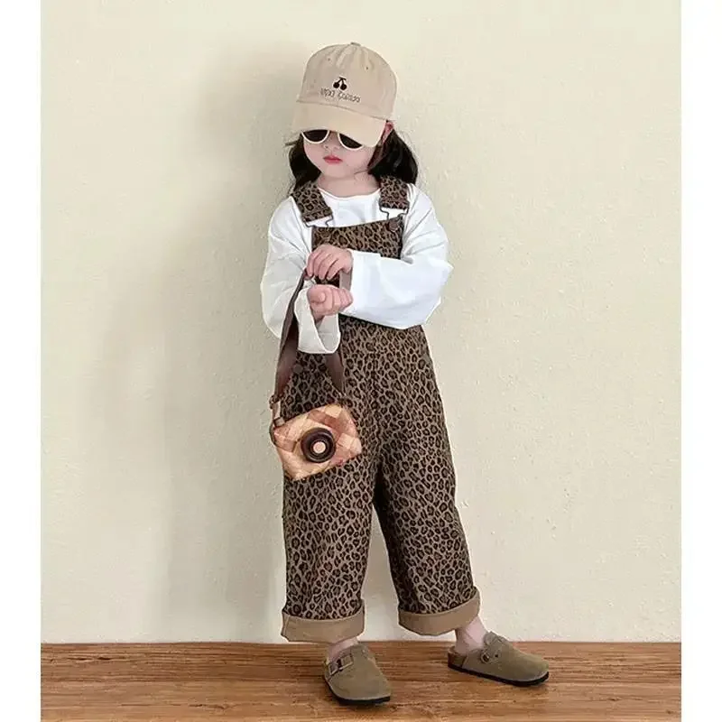 Girls Leopard Wide-Leg Pants 6