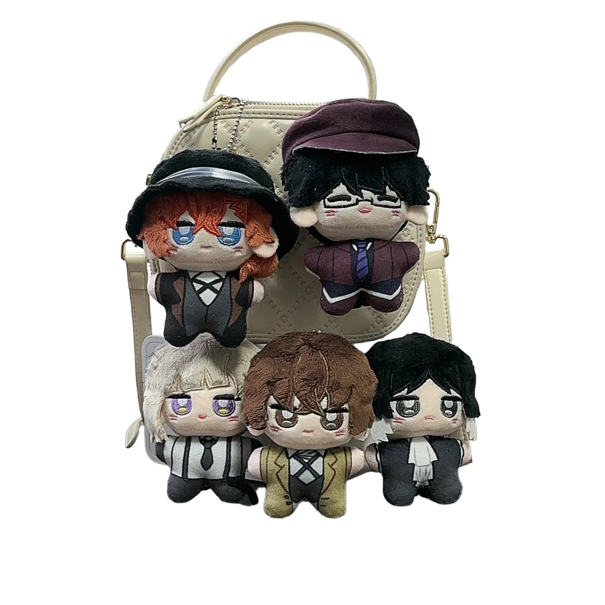Anime Bungou Streunende Hunde Plüsch-schlüsselanhänger 10CM Dazai Osamu Nakahara Chuuya Weiche Stofftiere Geburtstag Geschenk