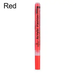 Golf Club Color-Changing Waterproof Acrylic Ink Pen with Strong Sunscreen Coverage (Red)