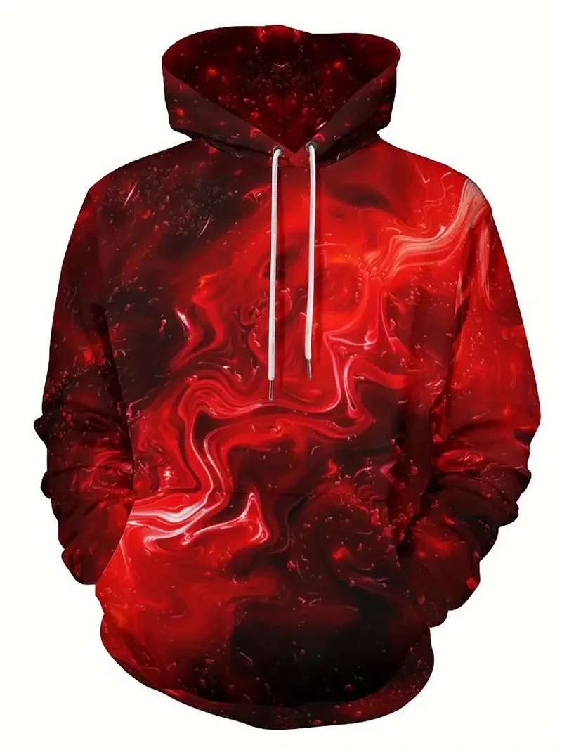 thumbnail image 1 of Sudadera con capucha con estampado 3D de esqueleto para hombre, jersey con diseño de cordón, Tops de primavera, Otoño e Invierno, 1 of 5
