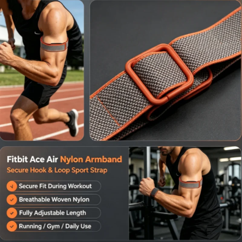 Breathable Nylon Adjustable Bicep Sport Band