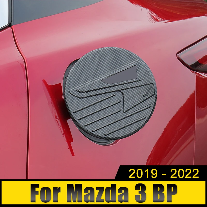 

Carbon Fiber Auto Exterior Oil Fuel Tank Cap Cover Trim Sticker For Mazda 3 BP 2019 2020 2021 2022 Garnish Molding Accessories